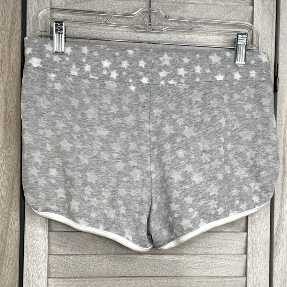VICTORIA'S SECRET Star Print Pull On Shorts Gray/White-Small - Picture 3 of 3